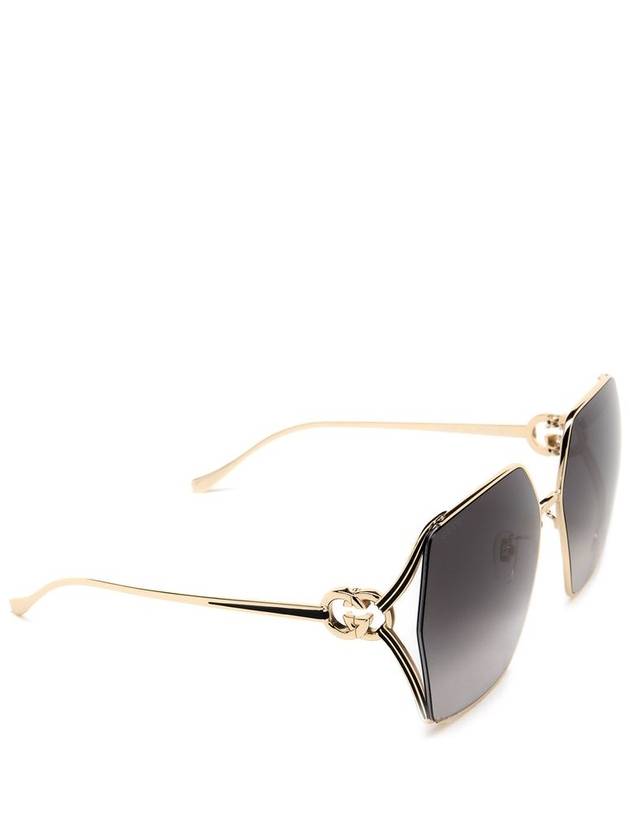 Eyewear Interlocking G Sunglasses Gold - GUCCI - BALAAN 3