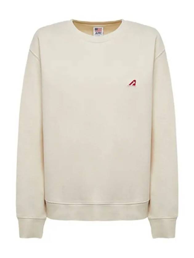 Women's Tennis Academy Sweatshirt Beige - AUTRY - BALAAN 2