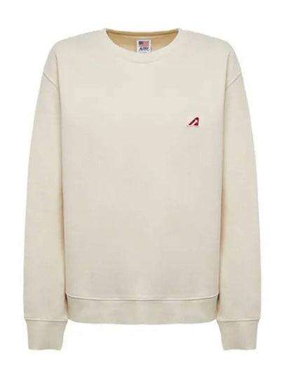 Women's Tennis Academy Sweatshirt Beige - AUTRY - BALAAN 2