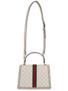 Ophidia GG Small Top Tote Bag Beige White - GUCCI - BALAAN 4