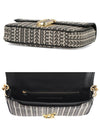 J Marc Monogram Jacquard Shoulder Bag Beige Black - MARC JACOBS - BALAAN.