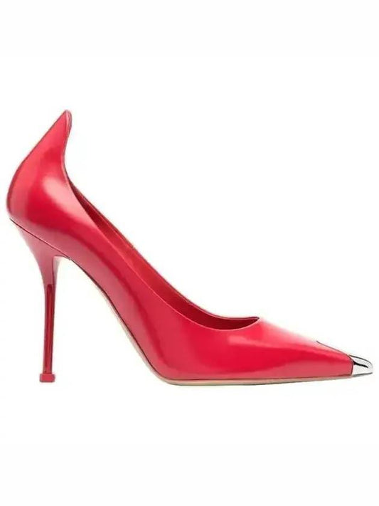 Metal Toe Punk Pumps Heel Red - ALEXANDER MCQUEEN - BALAAN 2