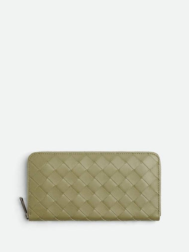 23 ss Zipper Around Wallet 593217VCPQ4 2919 TRAVERTINE B0170028669 - BOTTEGA VENETA - BALAAN 1