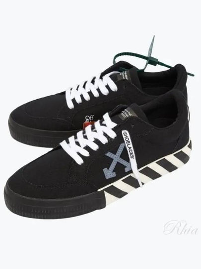 Vulcanised Low-Top Sneakers Black - OFF WHITE - BALAAN 2