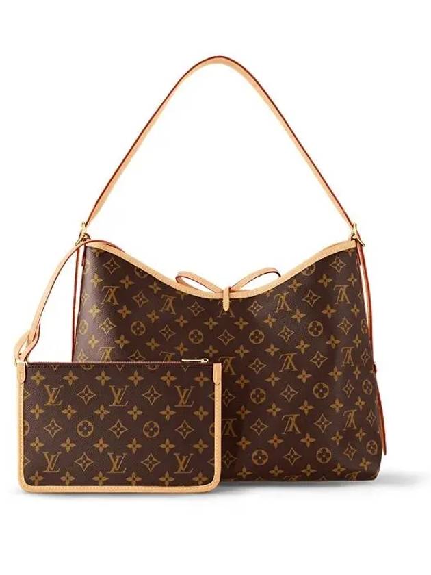 Carry All MM Monogram Shoulder Bag Brown - LOUIS VUITTON - BALAAN 4