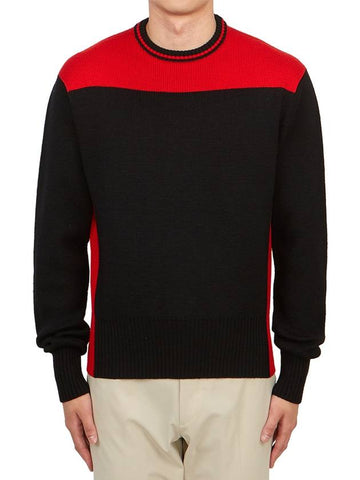 Ferragamo Men s Knit 12 2167 NERO RED 0765669 - SALVATORE FERRAGAMO - BALAAN 1