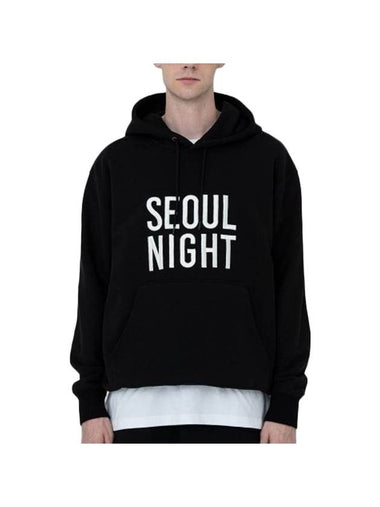 Seoul Night Cotton Hoodie Black - GRAN TURISMO - BALAAN 1