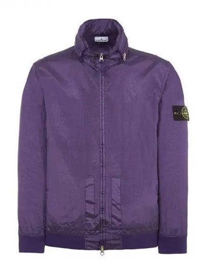 Men's Logo Patch Nylon Metal Zip-up Jacket Ink Blue - STONE ISLAND - BALAAN 2