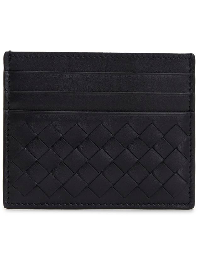 Intrecciato Classic Card Wallet Midnight Blue - BOTTEGA VENETA - BALAAN 2