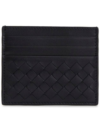 Intrecciato Classic Card Wallet Midnight Blue - BOTTEGA VENETA - BALAAN 2