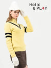 collar windproof knit sweater HB4WSW003WH - HOLIC&PLAY - BALAAN 3