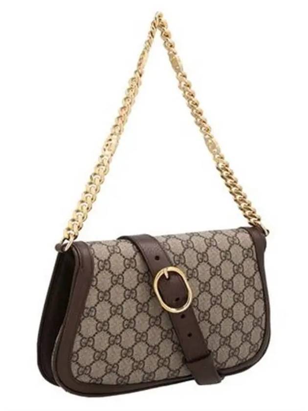 Blondie GG Canvas Shoulder Bag Beige - GUCCI - BALAAN 6