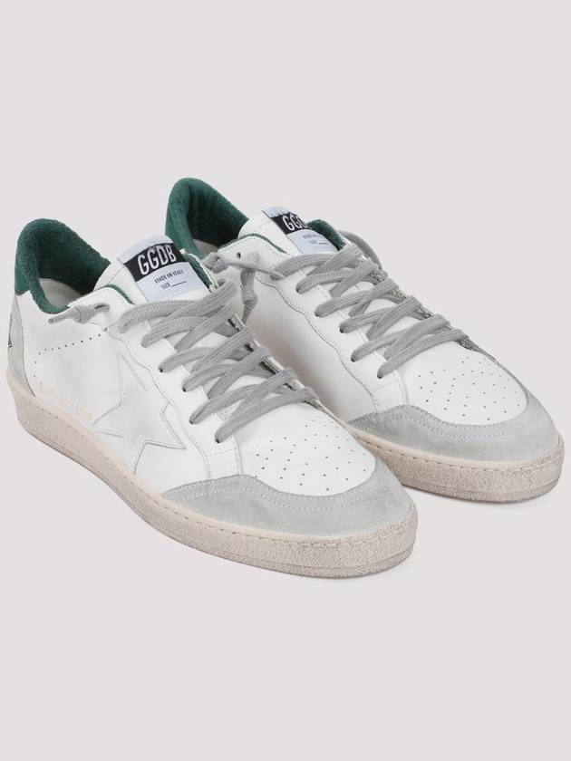 Ball Star Leather Low Top Sneakers White - GOLDEN GOOSE - BALAAN 4