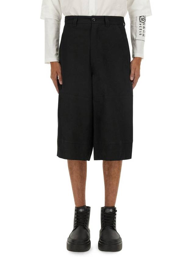 Mm6 Maison Margiela Cotton Shorts - MAISON MARGIELA - BALAAN 1