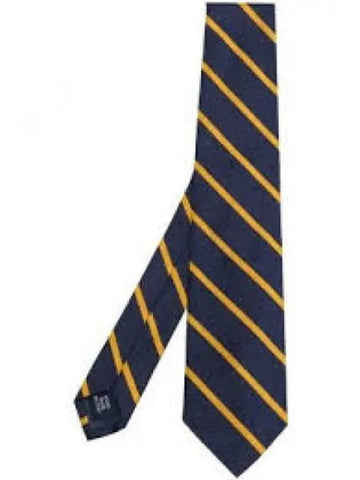 Striped Silk Rep Tie Navy 1236414 - POLO RALPH LAUREN - BALAAN 1