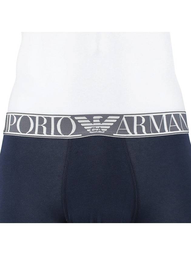 Men's Logo Boxer Briefs Navy - EMPORIO ARMANI - 6