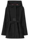 Technical cotton paille hooded car coat - BURBERRY - BALAAN 2