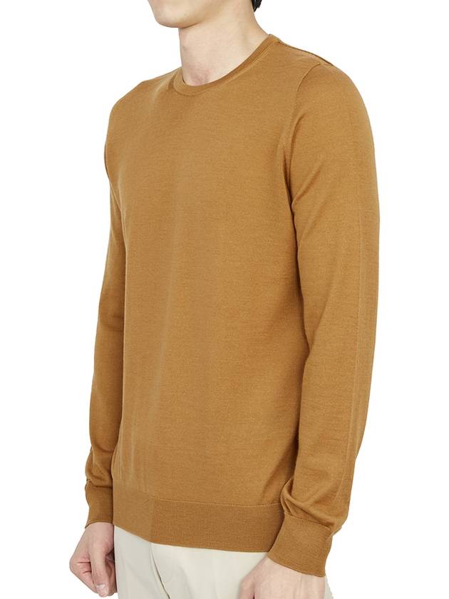 Men's Knit Top Brown - JOHNSTONS OF ELGIN - BALAAN 3