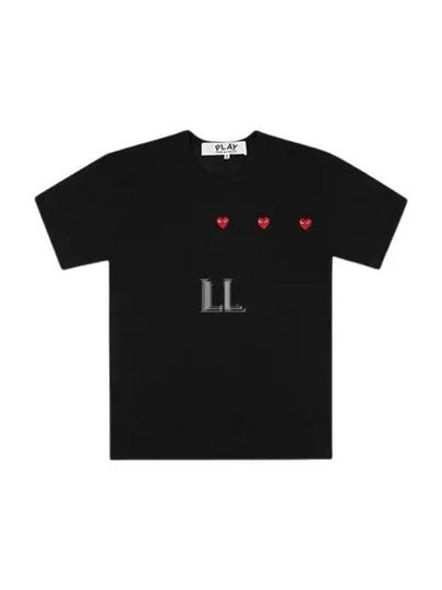 Logo Print Cotton Short Sleeve T Shirt Black - COMME DES GARCONS - BALAAN 2