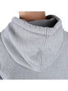 Small Heart Logo Cotton Hoodie Grey - AMI - BALAAN 9