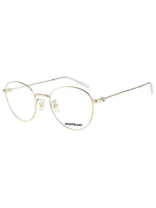 Glasses Frame MB0085OK 002 Round Metal Men Women Glasses - MONTBLANC - BALAAN 2