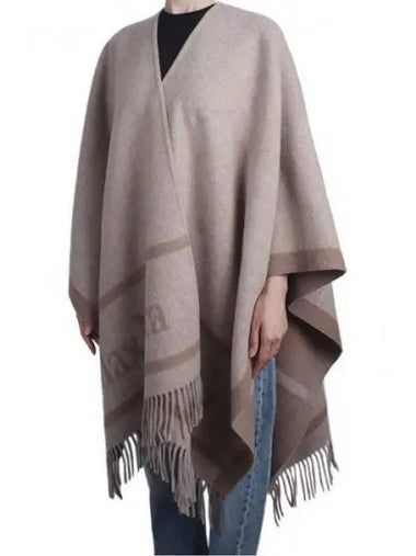 Women s Hilde Wool Cape Beige 001 271331 1119439 - MAX MARA - BALAAN 1