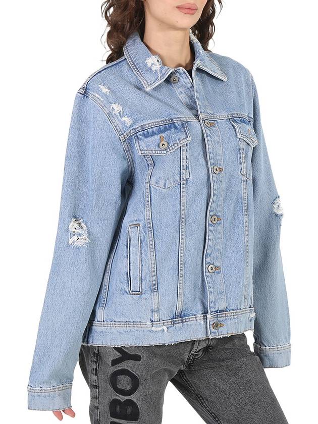 Filles A Papa Ladies Light Blue Denim Trucker Jacket, Tom, Brand Size 0 - FILLES A PAPA - BALAAN 3