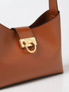 Trifolio Shoulder Bag Tan - SALVATORE FERRAGAMO - BALAAN 5