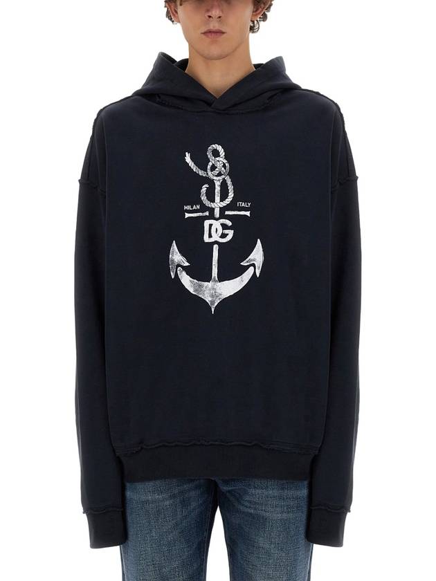 Hooded Sweatshirt G9AUOTG7K5V B0665 Black - DOLCE&GABBANA - BALAAN 2