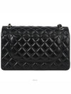 Classic large black silver lambskin 73982 - CHANEL - BALAAN 3