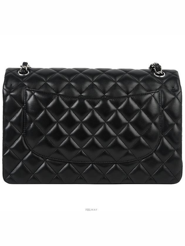 Classic large black silver lambskin 73982 - CHANEL - BALAAN 3