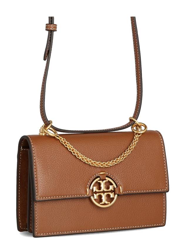 Miller Chain Tote Mini Bag Brown - TORY BURCH - BALAAN.