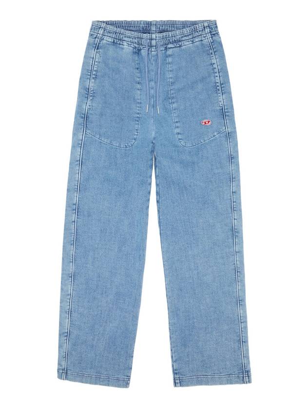 D Martians Track Jeans Light Blue - DIESEL - BALAAN 1