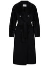 Madame Wool Cashmere Double Coat Black - MAX MARA - BALAAN 2