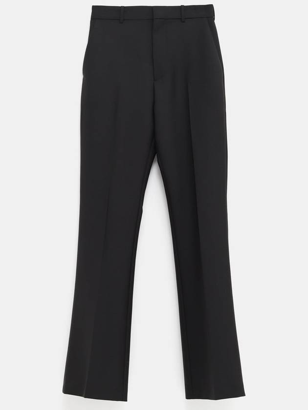 Bootleg Trousers in Wool and Mohair - LOEWE - BALAAN 1