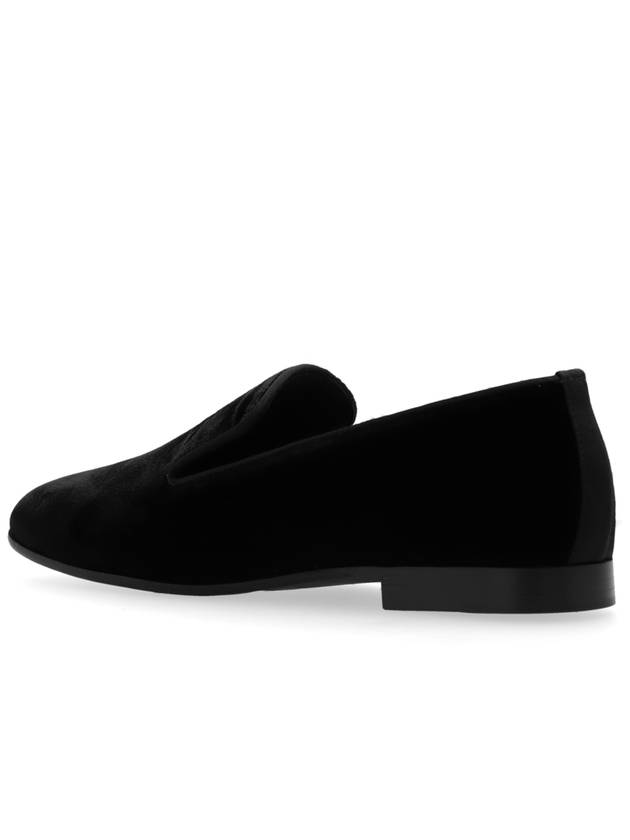 velvet loafers black - MAX MARA - BALAAN 6