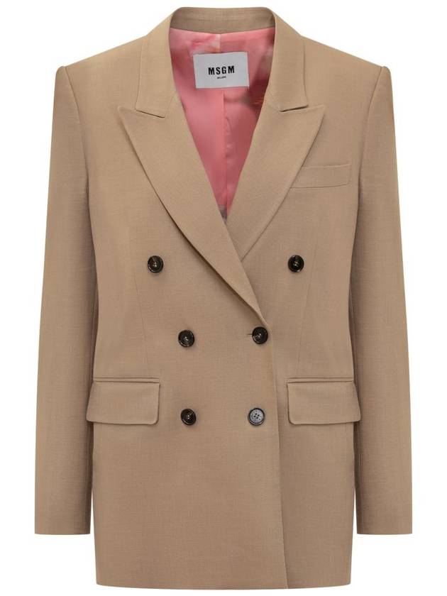 Suit Jacket 3641MDG09Y24701023 Beige - MSGM - BALAAN 2