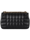 Quilted Lula Mini Leather Cross Bag Black - BURBERRY - BALAAN 6