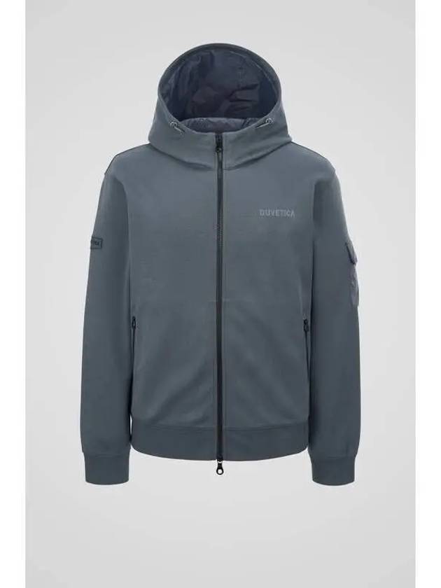 Legreso Full Zip N Dark Charcoal Gray Men s Hooded Up Carbon - DUVETICA - BALAAN 1