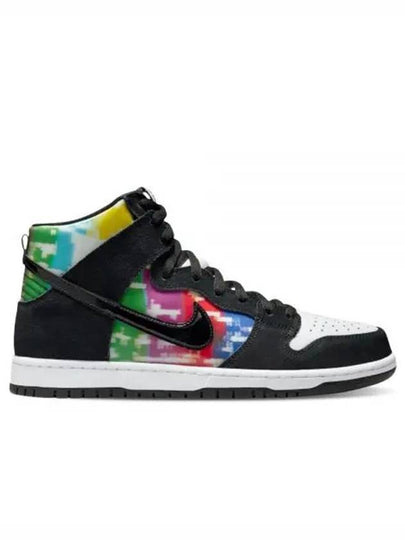 SB Dunk TV Signal High Top Sneakers Black - NIKE - BALAAN 2