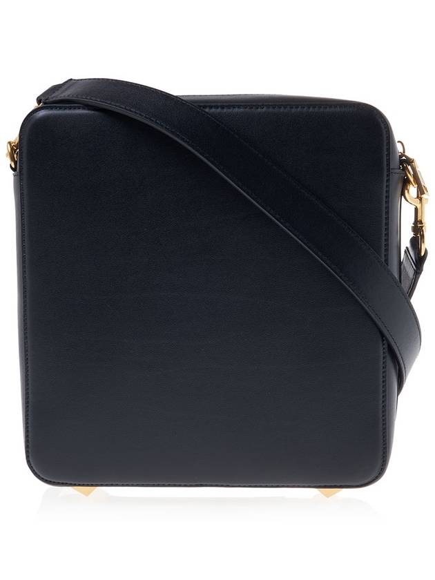 Gold V Logo Cross Bag Black - VALENTINO - BALAAN 4