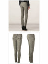 Women's Cotton Skinny Jeans Green - BALMAIN - BALAAN 4