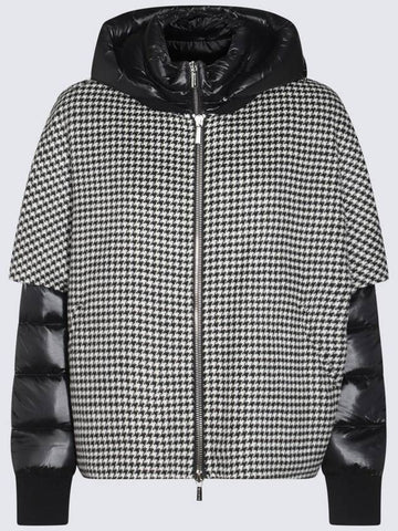 Moorer Black And Grey Down Jacket - MOORER - BALAAN 1