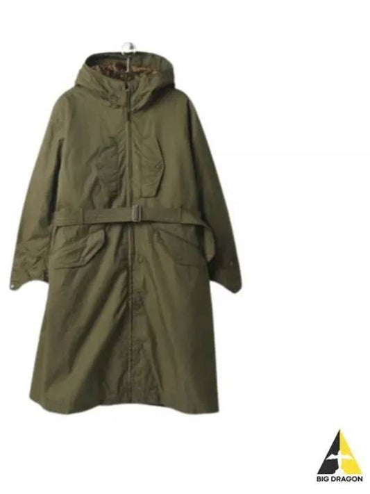 Storm Coat Olive CP Weather Poplin 23F1D033 NQ191 EU001 - ENGINEERED GARMENTS - BALAAN 1