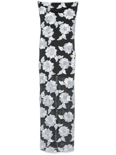 Rotate Birger Christensen Flower Mesh Tube Dress - ROTATE - BALAAN 1