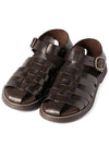 Fisherman Sandals Dark Brown - ANTICHI ROMANI - BALAAN 2