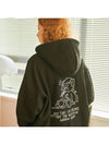 brushed trampling bear embroidery hooded top black - CPGN STUDIO - BALAAN 2