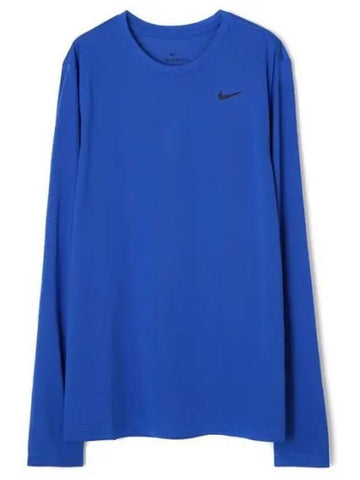 Dri-FIT League Long Sleeve T-Shirt Blue - NIKE - BALAAN 1