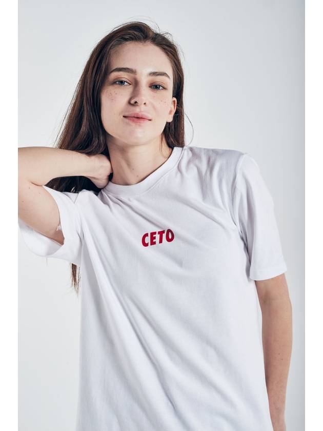 Red logo basic T-shirt - CETO - BALAAN 1