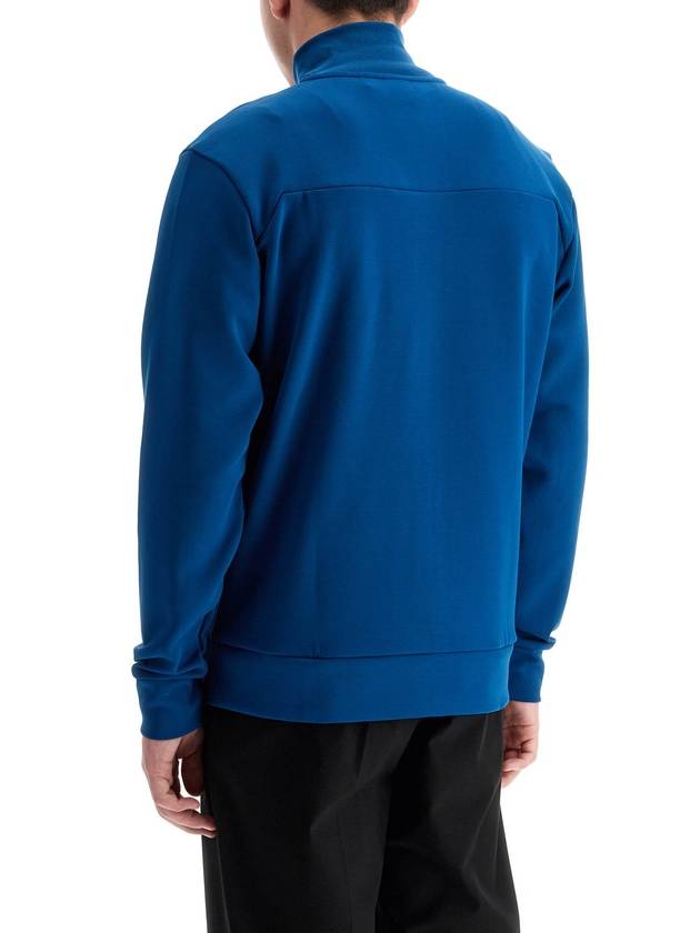 "high-necked sweatshirt in compact jersey - HUGO BOSS - BALAAN 3